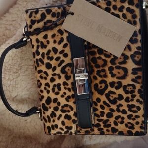 Steve Madden cheetah print crossbody